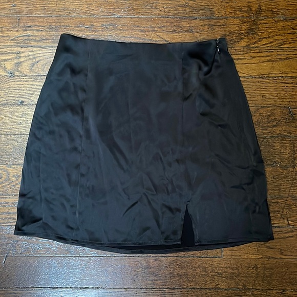 Garage Dresses & Skirts - Black Mini Statin Skirt
